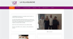 Desktop Screenshot of lavilla-blanche.com
